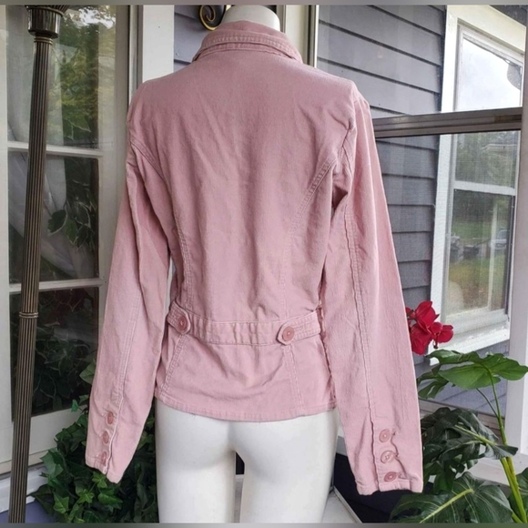 VTG Y2K So Real So Right Light Pink Corduroy Jacket / Jr. Size M or Small Woman - Picture 9 of 10